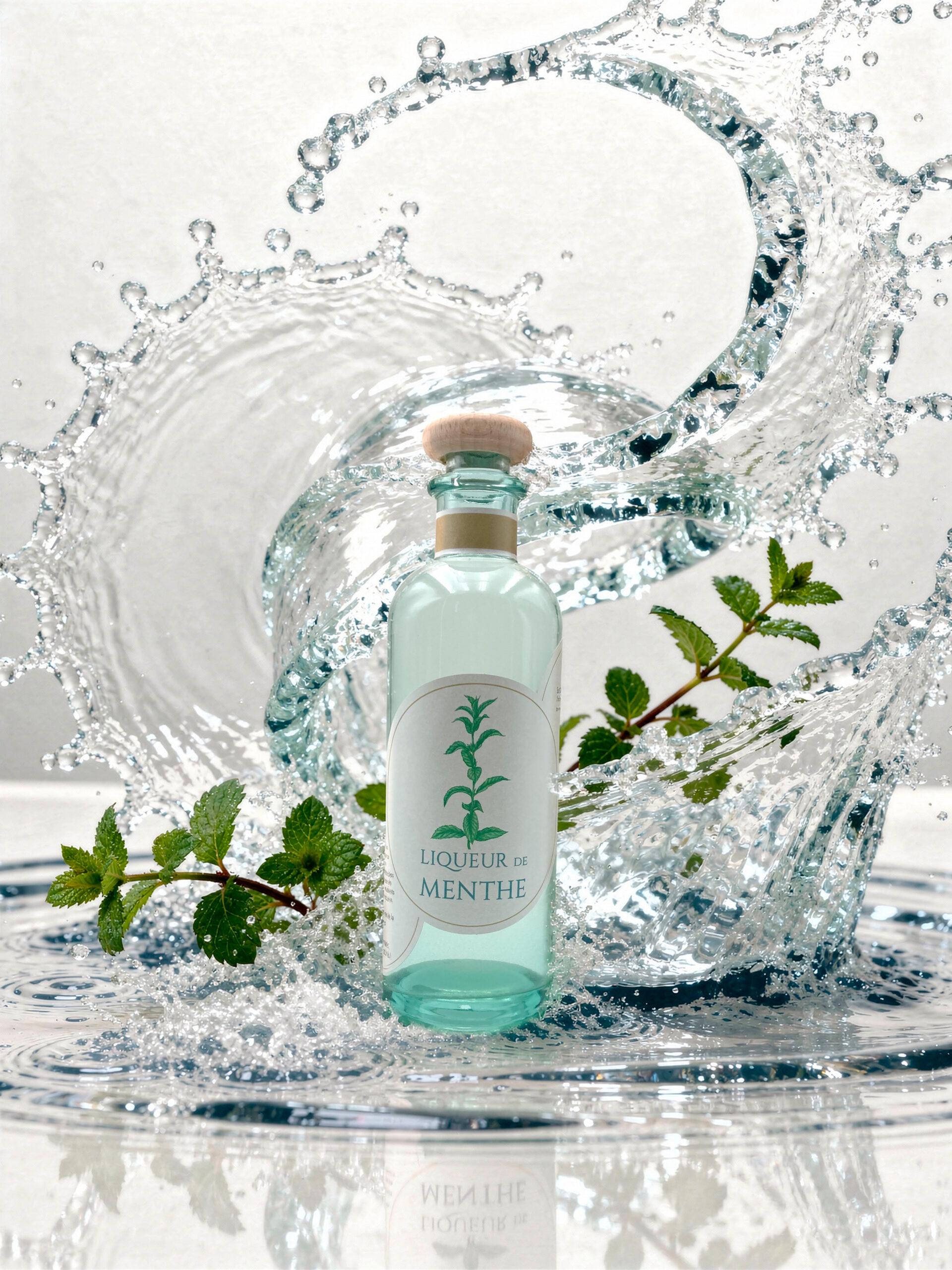 iqueur de menthe verte le jardin de Mazaalaï fraicheur et gout