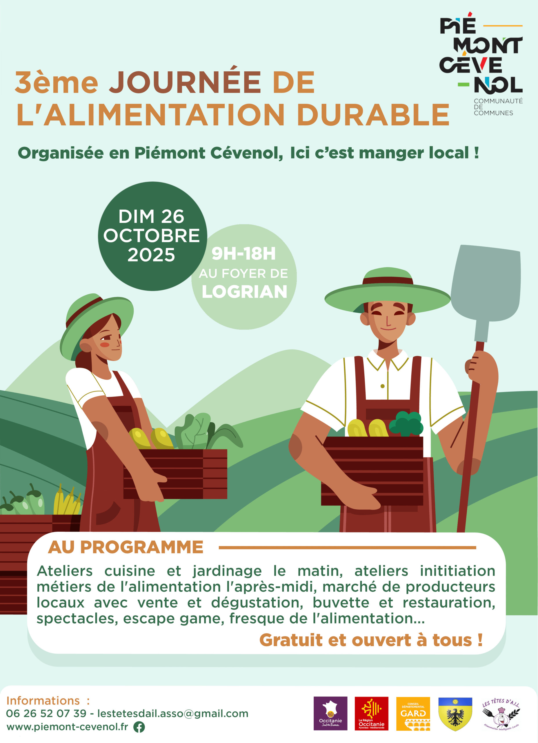 affiche journée de l alimentation durable logrian