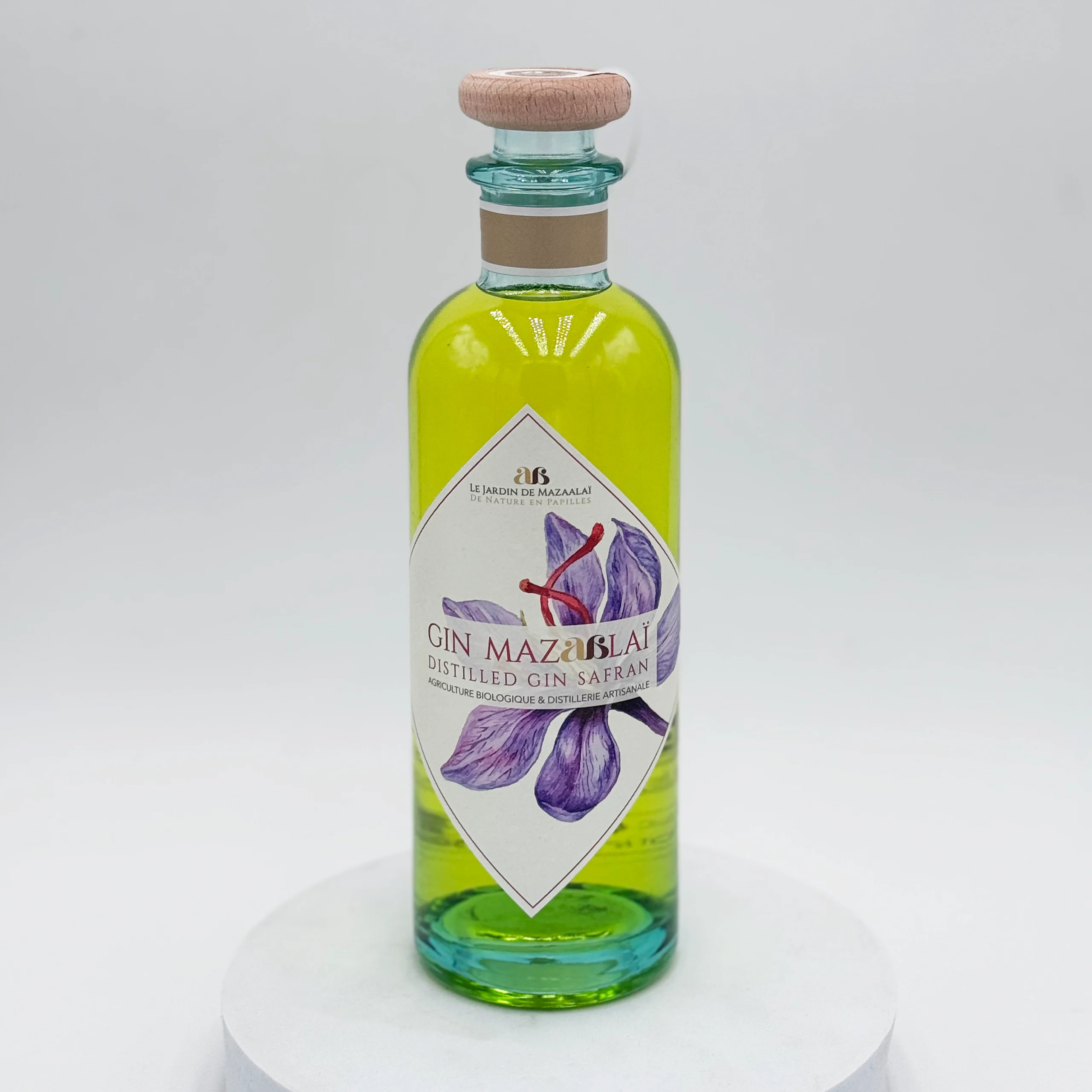 Mazaalaï Gin safran gin bio d exception infusé au safran