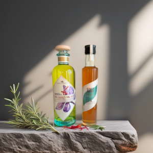 Le Duo Mazaalaï SOUR : Gin Mazaalaï Safran et Sirop de Romarin